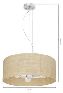 Lustr na lanku MARSHALL 3xE27/60W/230V