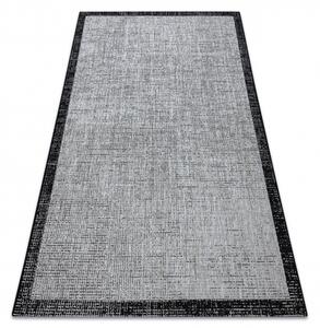 Balta Kusový koberec SISAL FLOORLUX 20401 stříbrný / černý Rozměr: 120x170 cm