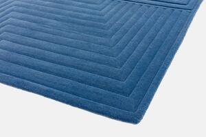 Nirmal Moderní vlněný kusový koberec Form Modrý Rozměr: 200x290 cm