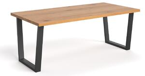 Stůl Erant s deskou z masivního dřeva 120x80 cm