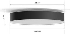 Philips - LED Stmívatelné stropní svítidlo Hue ENRAVE L LED/33,5W/230V černá+ DO