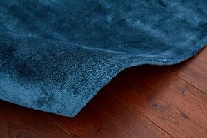 Nirmal Moderní kusový koberec jednobarevný Boston Balsam Tmavě modrý Rozměr: 160x230 cm