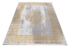 Kusový koberec Seba šedo zlatý 80x200cm