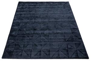 Nirmal Moderní kusový koberec Pyramid 3D černý Rozměr: 140x200 cm