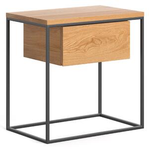 Noční stolek Hover z masivního dřeva 55 cm