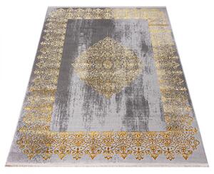 Kusový koberec Seba šedo zlatý 80x200cm