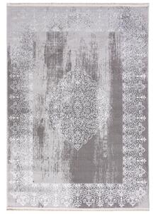 Kusový koberec Seba šedo bílý 140x200cm