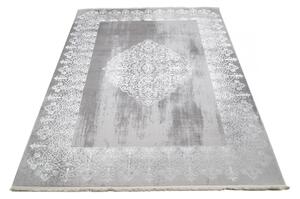 Kusový koberec Seba šedo bílý 80x150cm