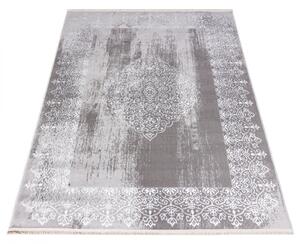 Kusový koberec Seba šedo bílý 80x150cm