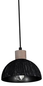 Lustr na lanku ERIK 5xE27/60W/230V hnědá/černá