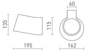 RED - Design Rendl - R13520 - Nástěnné svítidlo BENITA 1xE14/25W/230V