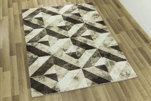 Makro Abra Moderní kusový koberec SUPER REGULA 2294A Béžový 3D Rozměr: 140x190 cm