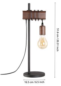 Eglo 43525 - Stolní lampa TOWNSHEND 1xE27/10W/230V