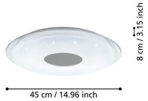Eglo 900083 - LED Stmívatelné stropní svítidlo LANCIANO-Z LED/19,2W/230V
