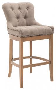 Barová židle Lakewood látkový potah, Antik-světlá, taupe