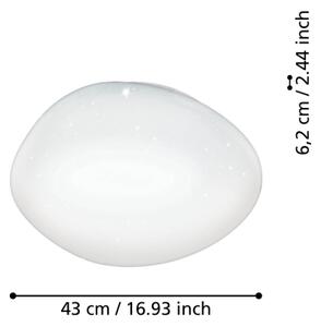 Eglo 900128 - LED RGBW Stmívatelné stropní svítidlo SILERAS-Z LED/21,6W/230V