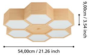 Eglo 98863 - Stropní svítidlo MIRLAS 6xE27/9W/230V