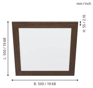Eglo 99474 - LED Stropní svítidlo PIGLIONASSO LED/20W/230V 500x500 mm