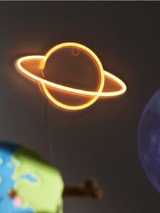 Sinsay - LED neonová lampa ve tvaru planety Saturn - vícebarevná