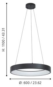 Eglo 900068 - LED RGBW Stmívatelný lustr na lanku MARGHERA-Z LED/26W/230V