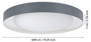 Eglo 99782 - LED Stmívatelné stropní svítidlo LAURITO LED/24W/230V 3000-6500K+DO