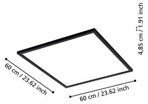 Eglo 900052 - LED Stmívatelné stropní svítidlo SALOBRENA-Z LED/33W/230V černá