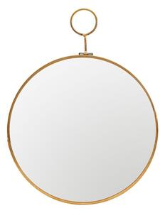 Kulaté nástěnné zrcadlo se zlatým rámem průměr 22 cm LOOP House Doctor - zlaté