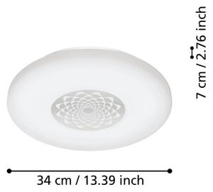 Eglo 900008 - LED Stmívatelné stropní svítidlo CAPASSO LED/15,6W/230V 2700-6500K