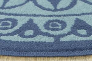 Balta Kulatý koberec LUNA 503786/94955 modrý Rozměr: průměr 120 cm
