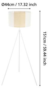 Eglo 43556 - Stojací lampa ARNHEM 1xE27/40W/230V