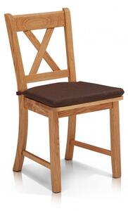 Jídelní židle z masivu Kamila divoký dub