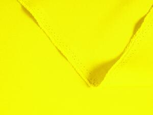 Biante Dekorační oválný ubrus Rongo RG-047 Fosforově žlutý 50x100 cm