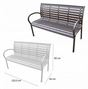 Zahradní lavice LAVE černá MEB5842