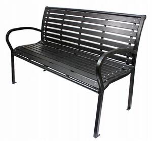 Zahradní lavice LAVE černá MEB5842
