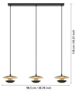 Eglo 99663 - LED Lustr na lanku NUVANO 3xGU10/4,5W/230V