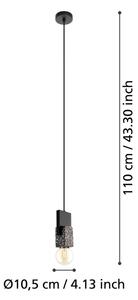 Eglo 99531 - Lustr na lanku LOBATIA 1xE27/40W/230V