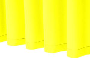 Biante Dekorační závěs Rongo RG-047 Fosforově žlutý 140x140 cm