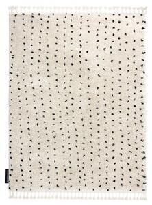 Makro Abra Moderní kusový koberec BERBER SYLA B752 Tečkovaný krémový Rozměr: 60x250 cm