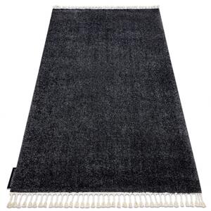 Makro Abra Moderní kusový koberec BERBER 9000 tmavě šedý Rozměr: 80x150 cm
