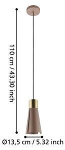 Eglo 98838 - LED Lustr na lanku LOSALOMAS 1xGU10/4,5W/230V