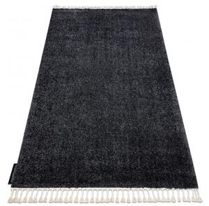 Makro Abra Moderní kusový koberec BERBER 9000 tmavě šedý Rozměr: 140x190 cm
