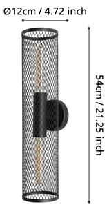 Eglo 43535 - Nástěnné svítidlo REDCLIFFE 2xE27/40W/230V