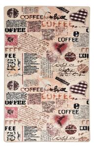 Conceptum Hypnose Koberec Coffee 80x200 cm béžový/růžový