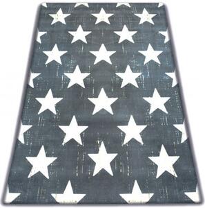 Makro Abra Moderní kusový koberec SCANDI 18209/071 Hvězdy šedý Rozměr: 120x170 cm