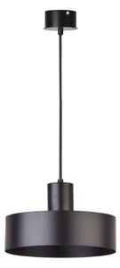 Lustr na lanku RIF 1xE27/60W/230V pr. 25 cm černá