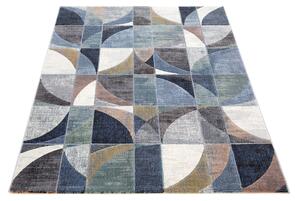 Moderní kusový koberec Ragolle Argentum 63650 6656 modrý Rozměr: 80x150 cm