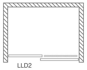Roltechnik Sprchové dveře posuvné - LLD2/160 cm