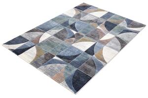 Moderní kusový koberec Ragolle Argentum 63650 6656 modrý Rozměr: 133x195 cm