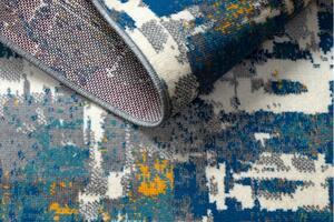 Makro Abra Moderní kusový koberec GINA 21241451 Abstraktní modrý / béžový / šedý Rozměr: 80x150 cm