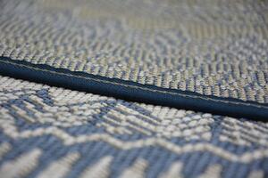 Balta Kulatý koberec Sisal FLAT 48695/591 modrý Rozměr: průměr 120 cm